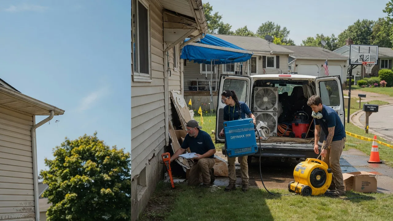 Ceiling Leak Cleanup in Marietta, IL near me